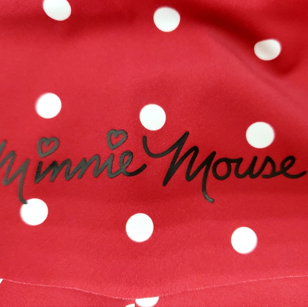 TORRID DISNEY Retro Red Minnie Mouse Lattice Front Peplum Swimsuit! NWT! 🩱 - Picture 6 of 7